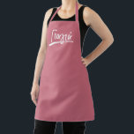 Yiayia Griekse grootmoeder roze Apron Schort<br><div class="desc">Een pron voor Yiayia! Dit roze zoete pron kenmerkt het Griekse woord voor oma - Yiayia - in een modern Grieks borstelblad. Maakt een geweldig Moederdag,  verjaardag of vakantiecadeau voor Yiayia!</div>