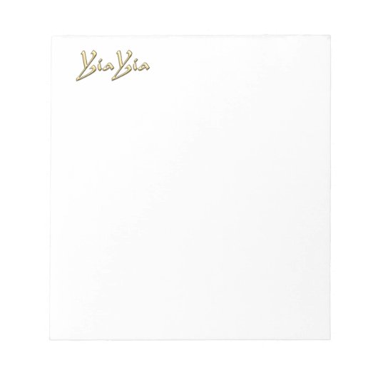 YiaYia Notitieblok (Voorkant)