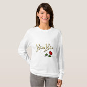 YiaYia Roos T-shirt (Voorkant volledig)