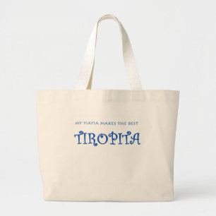 YIAYIA/TIROPITA GROTE TOTE BAG