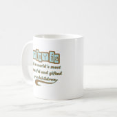 YiaYia van de kleinkinderen van Gifted Koffiemok (Voorkant links)