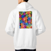 Yichun China Stadkaart Hoodie (Achterkant)