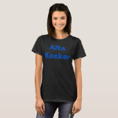 Yiddish Alta Kocker een joodse oude persoon T-shirt (Voorkant volledig)