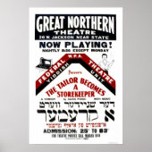 Yiddish Comedy Tailor 1940 WPA Poster (Voorkant)