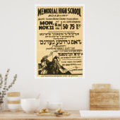 Yiddish Folk Comedy 1938 WPA Poster (Keuken)