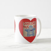 Yiddish gezegde mok - Dreig me niet met een klap (Voorkant rechts)