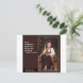 Yiddish-Gezegde voor appelen en grafisch materiaal Briefkaart (Staand voorkant)