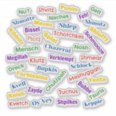 Yiddish Hall of Fame Sticker (Voorkant)