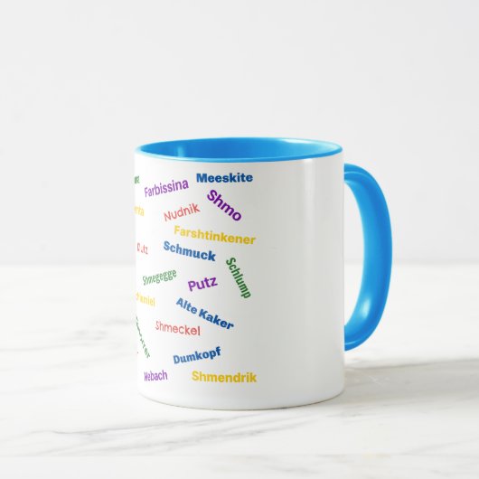 Yiddish Insults Mug Mok (Voorkant rechts)