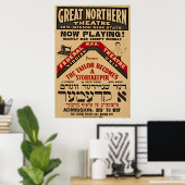 Yiddish Theater Tailor 1938 WPA Vintage Poster (Thuiskantoor)