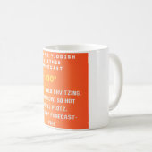 Yiddish Weather Forecast  Koffiemok (Voorkant rechts)