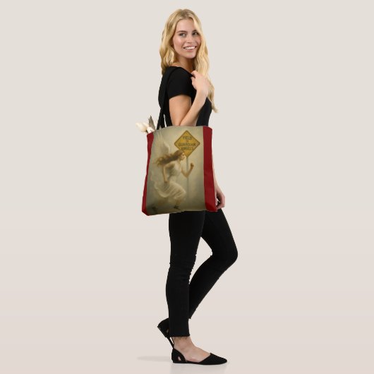 Yield To Guardian Angels Tote Bag (Op model)