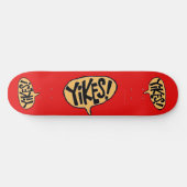 Yikes Cartoon Bubble Skateboard (Horizontaal)