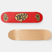 Yikes Cartoon Bubble Skateboard (Horizontaal)