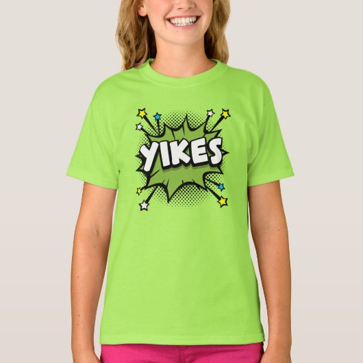 Yikes! Comic T-Shirt (Voorkant)