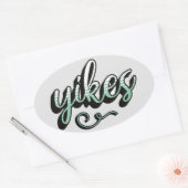 Yikes esthetische sticker – trendy & leuk design (Envelop)