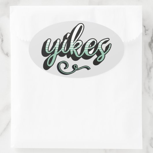 Yikes esthetische sticker – trendy & leuk design (Tas)