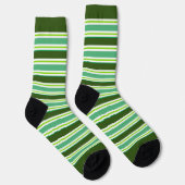 Yikes! Green Stripes! All-Over-Print Socks Sokken (Rechts)