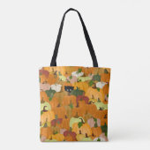 Yikes! Pompoenen Canvas tas (Achterkant)