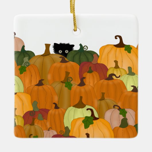 Yikes! Pumpkins Ornament (Voorkant)