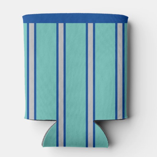 Yikes Stripes, Tranquil Blue Koelbox Blikjeskoeler (Achterkant)