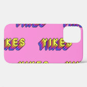 Yikes Words: Roze  behang. Case-Mate iPhone Case (Achterkant (horizontaal))