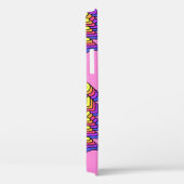 Yikes Words: Roze  behang. Case-Mate iPhone Case (Achterkant / Rechts)