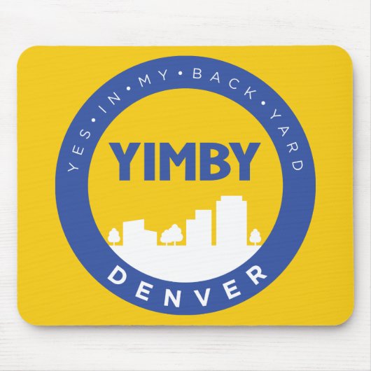YIMBY Denver Mousepad Muismat (Voorkant)