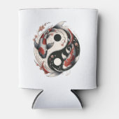 Yin and Yang Japans Koi Fish Blikjeskoeler (Voorkant)