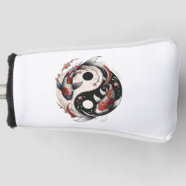 Yin and Yang Japans Koi Fish Golfheadcover