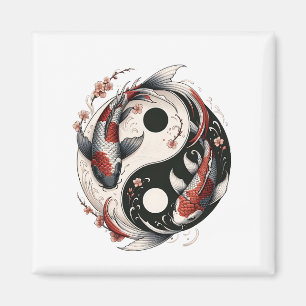 Yin and Yang Japans Koi Fish Magneet