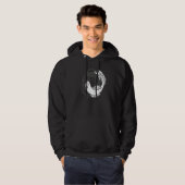 Yin and Yang Koi Pose fish Meditation Acro Hatha Y Hoodie (Voorkant volledig)