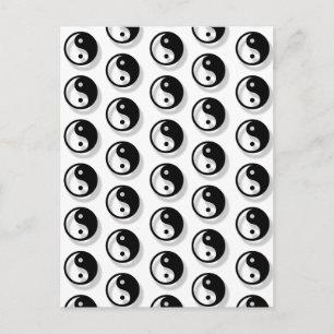 Yin and Yang Pattern Briefkaart