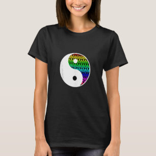 Yin and Yang Peace Symbol Sign Love Balance A Life T-shirt
