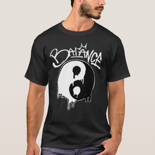Yin and Yang Streetwear T-shirt (Voorkant)