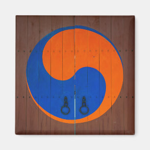 Yin and Yang Symbool, South Korea Magneet