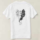  yin and yang t.shirt t-shirt (Design achterkant)