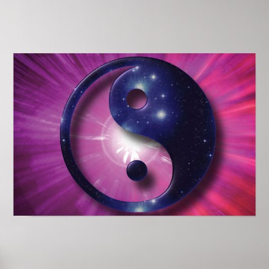 Yin and Yang Universe Print (Voorkant)