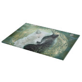 Yin and Yang wolves  Snijplank (Hoek)