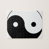 Yin and yang (yin-yang, yin yang, 陰, 陽). legpuzzel (Horizontaal)