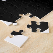 Yin and yang (yin-yang, yin yang, 陰, 陽). legpuzzel (Zijkant)