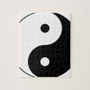 Yin and yang (yin-yang, yin yang, 陰, 陽). legpuzzel