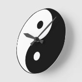 Yin and yang (yin-yang, yin yang, 陰, 陽). ronde klok (Hoek)