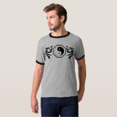 Yin Dragons T-shirt (Voorkant volledig)