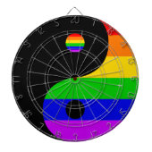 Yin en LGBT Dartbord (Voorkant)