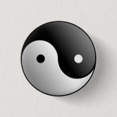 Yin en Yan Button (Voorkant)