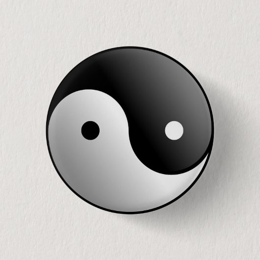 Yin en Yan Button (Voorkant)