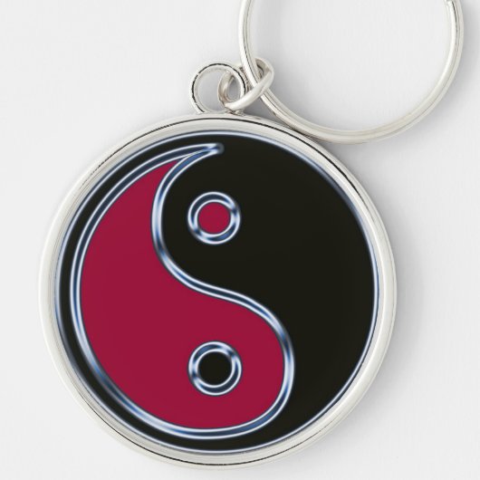 Yin en Yang 1 Sleutelhanger (Voorkant)