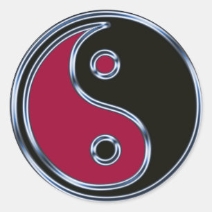 Yin en Yang 1 Sticker