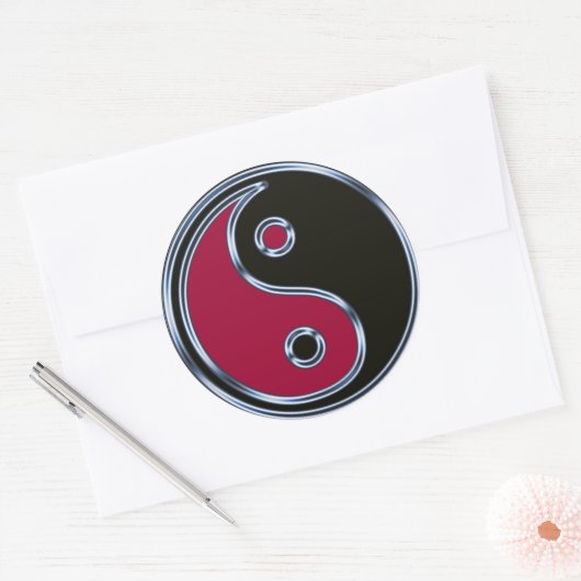 Yin en Yang 1 Sticker (Envelop)